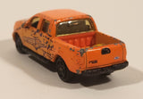 MotorMax No. 6043 Ford F-150 4x4 Truck Powerful Bright Orange Die Cast Toy Car Vehicle
