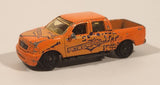 MotorMax No. 6043 Ford F-150 4x4 Truck Powerful Bright Orange Die Cast Toy Car Vehicle