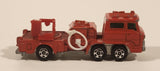 Vintage Tomica No. 29 Hino Fire Engine Ladder Truck 1/125 Scale Red Die Cast Toy Car Emergency Rescue Vehicle