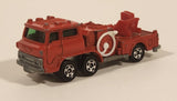 Vintage Tomica No. 29 Hino Fire Engine Ladder Truck 1/125 Scale Red Die Cast Toy Car Emergency Rescue Vehicle