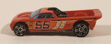 2013 Hot Wheels Vertical Velocity Bedlam Truck #55 Jones Azlan Dark Orange Red Die Cast Toy Car Vehicle
