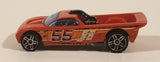 2013 Hot Wheels Vertical Velocity Bedlam Truck #55 Jones Azlan Dark Orange Red Die Cast Toy Car Vehicle