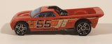 2013 Hot Wheels Vertical Velocity Bedlam Truck #55 Jones Azlan Dark Orange Red Die Cast Toy Car Vehicle