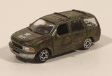 Motor Max Super Wheels No. 6021 Ford Expedition Military Police Green Camo Die Cast Toy Car SUV Vehicle
