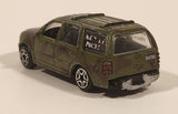 Motor Max Super Wheels No. 6021 Ford Expedition Military Police Green Camo Die Cast Toy Car SUV Vehicle