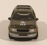 Motor Max Super Wheels No. 6021 Ford Expedition Military Police Green Camo Die Cast Toy Car SUV Vehicle