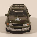 Motor Max Super Wheels No. 6021 Ford Expedition Military Police Green Camo Die Cast Toy Car SUV Vehicle
