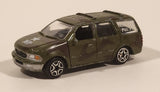 Motor Max Super Wheels No. 6021 Ford Expedition Military Police Green Camo Die Cast Toy Car SUV Vehicle