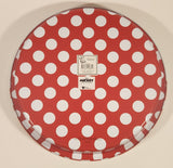 2024 Disney Mickey &amp; Friends Mickey and Minnie Mouse 12 1/2" Round Metal Beverage Serving Tray