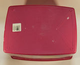 Disney Princesses Snow White Cinderella Bella Aurora Pink Plastic Storage Tote Container