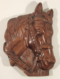 Vintage 1964 Miller Studio Chalkware Horsehead With Bridle Chalkware Wall Hanging