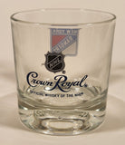 Rare Limited Release Crown Royal "NHL Rocks" New York Rangers Hockey Team Clear Glass Whisky Cup