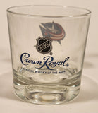Rare Limited Release Crown Royal "NHL Rocks" Columbus Blue Jackets Hockey Team Clear Glass Whisky Cup