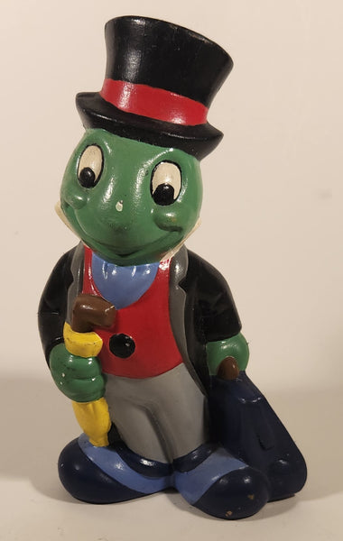 Vintage 1970s Walt Disney Productions Jiminy Cricket 9" Tall Ceramic Figure