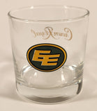 Rare Crown Royal Whiskey CFL Edmonton Eskimos Football Team 3 1/2" Clear Glass Whisky Cup