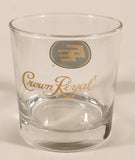 Rare Crown Royal Whiskey CFL Edmonton Eskimos Football Team 3 1/2" Clear Glass Whisky Cup