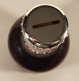 NHL Ice Hockey Montreal Canadiens 14" Tall Large 64 oz Brown Plastic Bottle Shaped Coin Bank Sports Collectible Chrome Labels and Cap