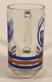 1990s Edmonton Oilers NHL Ice Hockey Team 5 1/2" Tall Glass Beer Mug Cup