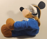 Walt Disney World Disneyland Resort Mickey Mouse Fisherman Camper Hiker 17" Plush Stuffed Toy