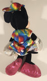 2014 Ty Sparkle Disney Minnie Mouse Rainbow Dress 14" Plush Stuffed Toy