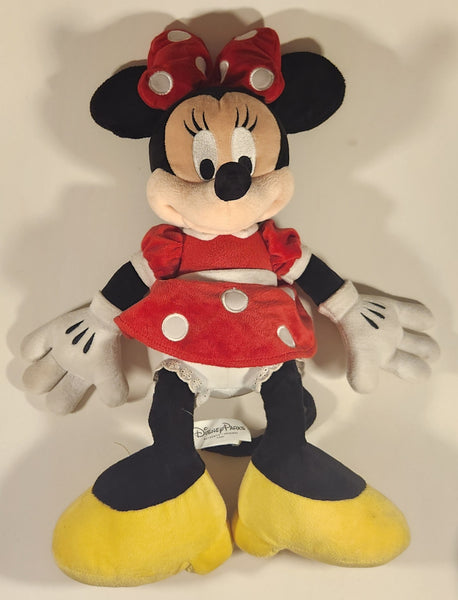 Disney Parks Authentic Original Minnie Mouse 18" Plush Stuffed Toy