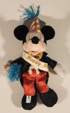 Walt Disney World Mickey Mouse Happy New Year 11" Stuff Plush Toy
