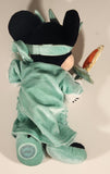 Disney Store Exclusive Authentic Original Minnie Mouse Statue of Liberty 13" Plush Stuffed Toy