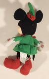 2013 Disney Enterprises Minnie Mouse Christmas Elf 10" Plush Stuffed Toy
