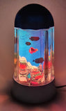 2003 Rabbit Tanaka Tropical Fish Aquarium 9 3/4" Tall Rotating Turning Motion Lamp Light