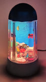 2003 Rabbit Tanaka Tropical Fish Aquarium 9 3/4" Tall Rotating Turning Motion Lamp Light