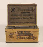 Vintage Imperial Tobacco Co of Canada Montreal Piccadilly London Smoking Mixture Hinged Tin Metal Container