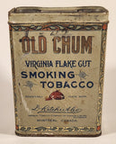 Vintage Imperial Tobacco Canada D. Ritchie & Co Old Chum Virginia Flake Cut Tobacco 1 Lb Tin Metal Container No Lid