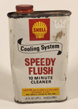 Vintage Shell Oil Company New York Cooling System Speedy Flush 10 Minute Cleaner 16 Fl Oz Metal Can Still Full