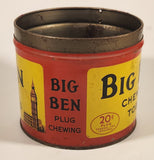 Vintage Imperial Tobacco Co of Canada Big Ben Chewing Tobacco 20c Plug Tin Metal Can