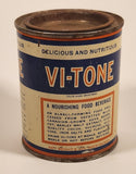 Rare Antique 1930s Vi-Tone A Nourishing Food Beverage Delicious And Nutritious Metal Can Hamilton Ontario