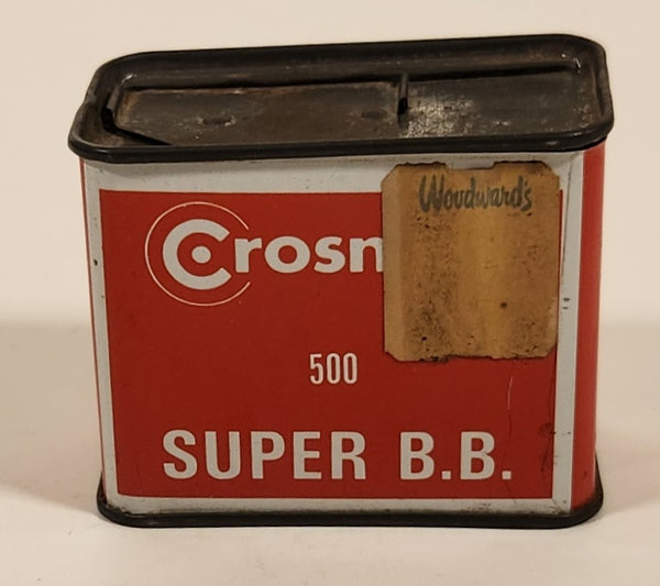 Vintage Crosman Arms Ltd. Toronto, Ontario Crosman Super B.B. Red and White Tin Can