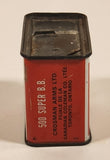 Vintage Crosman Arms Ltd. Toronto, Ontario Crosman Super B.B. Red and White Tin Can