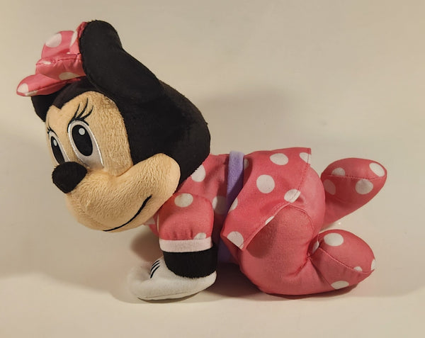 2013 Fisher Price Disney Touch N Crawl Minnie Mouse Interactive Musical Talking Singing 13" Plush Stuffed Toy Doll