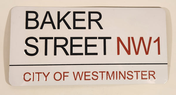 2014 Baker Street NW1 City of Westminster Embossed Aluminum Metal Street Sign