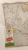 Vintage 1951 Texaco Quebec And The Maritime Provinces McColl-Frontenac Road Guide Map