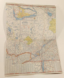 Vintage 1951 Texaco Quebec And The Maritime Provinces McColl-Frontenac Road Guide Map