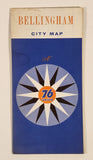 Vintage Union 76 1963 Bellingham City Map