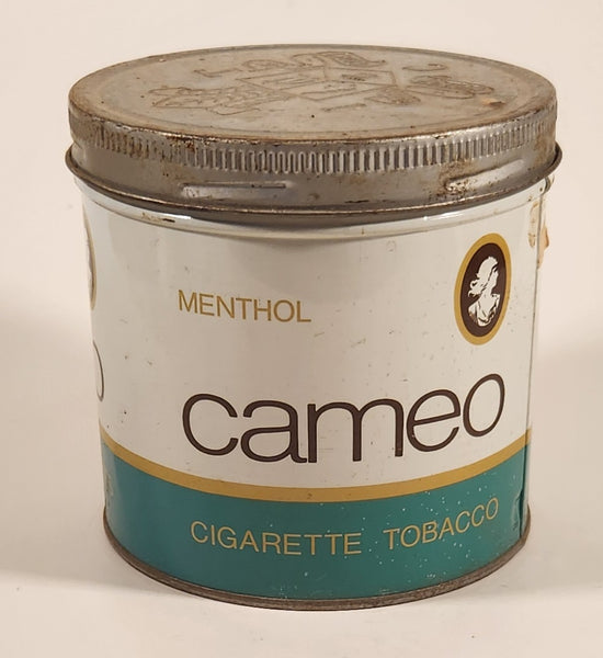 Vintage Cameo Menthol Cigarette Tobacco Tin Metal Can