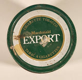 Vintage Late 1970s MacDonald Export Finest Virginia Cigarette Tobacco Tin Can
