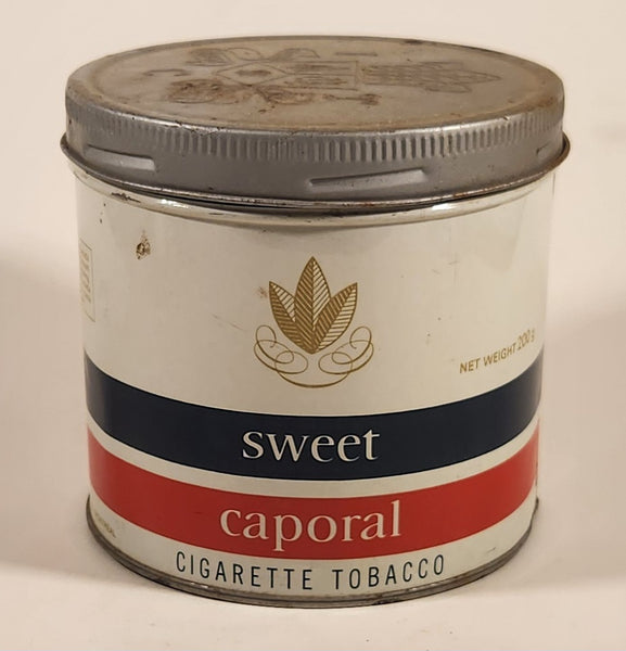 Vintage Sweet Caporal Cigarette Tobacco Tin Metal Can