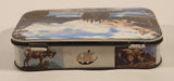 Rare Vintage Maligne Lake Canadian Rockies Jasper Parks Alberta Canada Jasper The Bear Variety Toffee Hinged Tin Metal Container