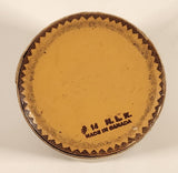 Vintage Vancouver Canada Savings Bank Watch the Money Climb The Ladder Leather Covered Glass Jar Coin Bank