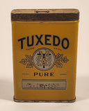 Vintage Tuxedo Pure Celery Seed Yellow 3 1/4" Tall Tin Metal Spice Container