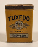 Vintage Tuxedo Pure Celery Seed Yellow 3 1/4" Tall Tin Metal Spice Container