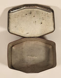 Antique 1937 H. M. King Edward VIII Commemorative Hinged Tin Metal Container